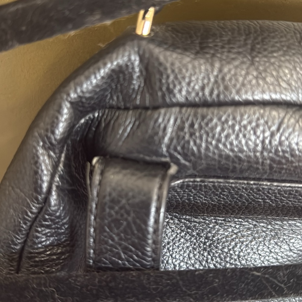 Kate Spade Black Leather Mini Nicole Larchmont Backpack - Picture 5 of 10